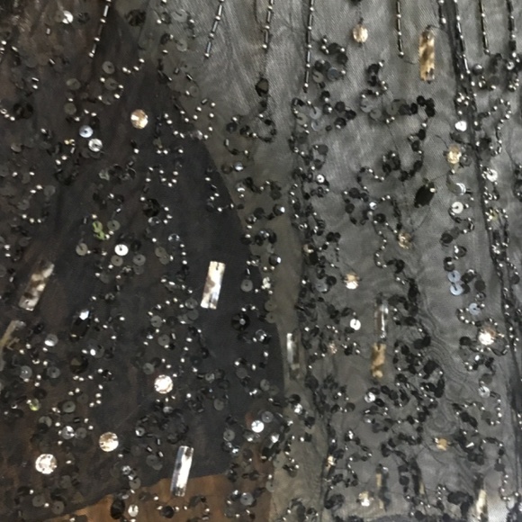 Mac Duggal Beaded Mini Capelet - Picture 9 of 12